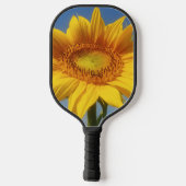 Gelbe Sonnenblume Pickleball Schläger (Rückseite)