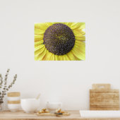 Gelbe Sonnenblume Poster (Küche)