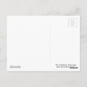 Gelbe Sonnenblume Postkarte (Rückseite)