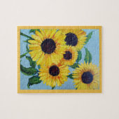 Gelbe Sonnenblume Puzzle (Horizontal)