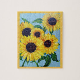 Gelbe Sonnenblume Puzzle