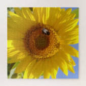 Gelbe Sonnenblume Puzzle (Horizontal)