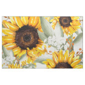 Gelbe Sonnenblume Rustikale Blume Stoff (Yard (91,4 cm))