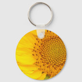 Gelbe Sonnenblume Schlüsselanhänger (Vorderseite)