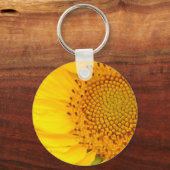 Gelbe Sonnenblume Schlüsselanhänger (Vorderseite)