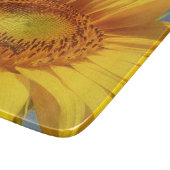 Gelbe Sonnenblume Schneidebrett (Ecke)