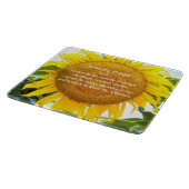 Gelbe Sonnenblume Schneidebrett (Ecke)