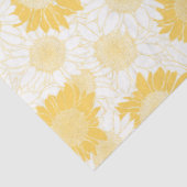 Gelbe Sonnenblume Seidenpapier (Ausschnitt)