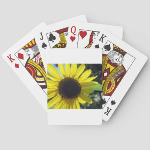 Gelbe Sonnenblume Spielkarten