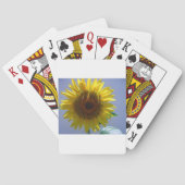 Gelbe Sonnenblume Spielkarten (Rückseite)