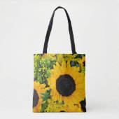 Gelbe Sonnenblume Tasche (Vorderseite)