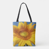 Gelbe Sonnenblume Tasche (Rückseite)