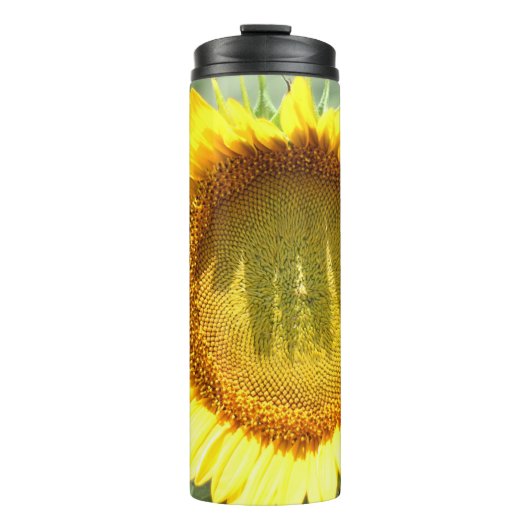 Gelbe Sonnenblume Thermosbecher (Vorderseite)