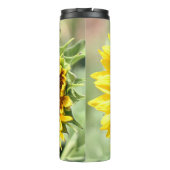Gelbe Sonnenblume Thermosbecher (Rückseite)