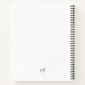 Gelbe Sonnenblume und Schmetterlingsgrabung Notizblock (Rückseite)