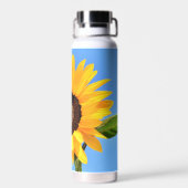Gelbe Sonnenblume Wasser Flasche (Rückseite)