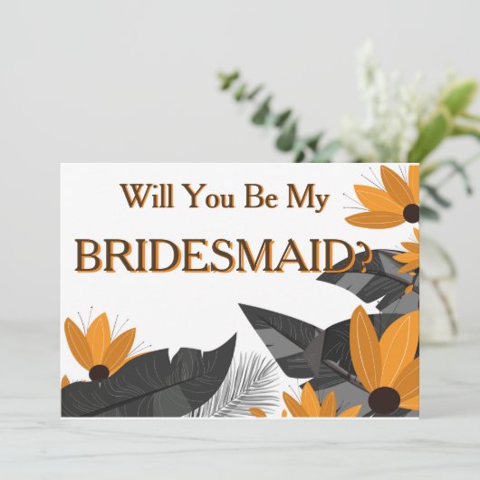 Gelbe Sonnenblume wird meine Einladung sein (Stehend Vorderseite)