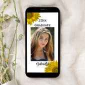 Gelbe Sonnenblumen Abschluss Ankündigung Foto