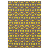 Gelbe Sonnenblumen auf hellbraunem Tablett Tischdecke (Vorderseite)