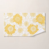 Gelbe Sonnenblumen Badhandtuch Set (Handtuch)