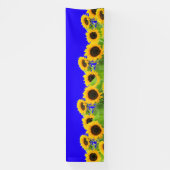 Gelbe Sonnenblumen Banner (Vertikal)
