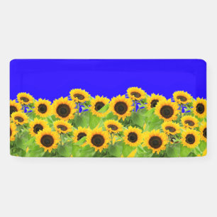 Gelbe Sonnenblumen Banner