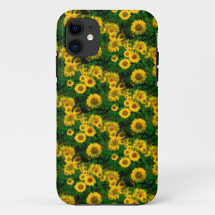 Gelbe Sonnenblumen iPhone 11 Hülle