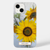 Gelbe Sonnenblumen Custom iPhone Case (Rückseite)