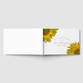 Gelbe Sonnenblumen Feiern des Lebens Gästebuch (Voll)