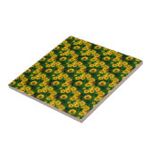 Gelbe Sonnenblumen Fliese (Seite)