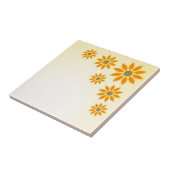 Gelbe Sonnenblumen Fliese (Seite)