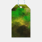 Gelbe Sonnenblumen Geschenkanhänger (Rückseite)