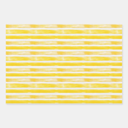 Gelbe Sonnenblumen Geschenkpapier Set (Vorderseite 3)