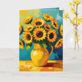 Gelbe Sonnenblumen | Haben Sie einen schönen Gebur Karte (Gelbe Blume)