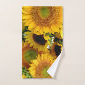 Gelbe Sonnenblumen Handtuch Set Badezimmer Gelb Br (Handtuch)