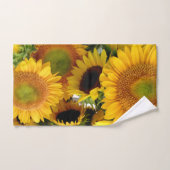 Gelbe Sonnenblumen Handtuch Set Badezimmer Gelb Br (Handtuch)