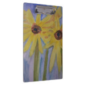 Gelbe Sonnenblumen Klappe Klemmbrett (Rechts)