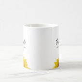 Gelbe Sonnenblumen-Klasse 2025 Abschluss Kaffeetasse (Mittel)