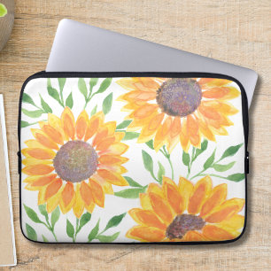 Gelbe Sonnenblumen Laptopschutzhülle
