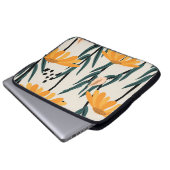 Gelbe Sonnenblumen Laptopschutzhülle (Vorne Knopf)