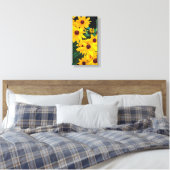 Gelbe Sonnenblumen Leinwanddruck (Insitu (Schlafzimmer))
