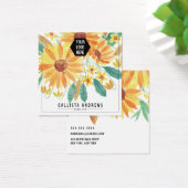 Gelbe Sonnenblumen-Logo-Erd-Display-Karte (Schreibtisch)
