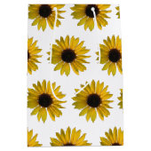 Gelbe Sonnenblumen Mittlere Geschenktüte (Vorderseite)