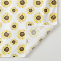 Gelbe Sonnenblumen Muster Wandtapeten