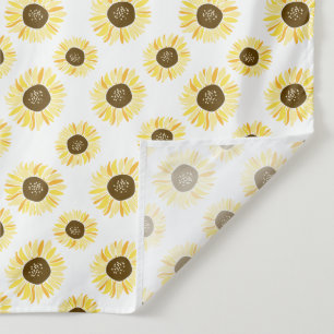 Gelbe Sonnenblumen Muster Wandtapeten Wandteppich