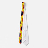 Gelbe Sonnenblumen Neck Tie Krawatte (Rückseite)