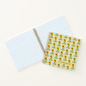 Gelbe Sonnenblumen Notizblock (Innenseite)