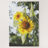 Gelbe Sonnenblumen Puzzle (Vertikal)