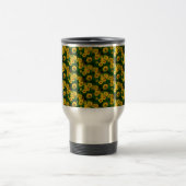 Gelbe Sonnenblumen Reisebecher (Mittel)