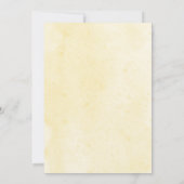 Gelbe Sonnenblumen Rosa Rosen Muttertagsbrunch Einladung (Rückseite)